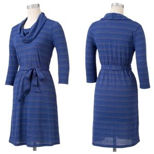 Striped lurex dress